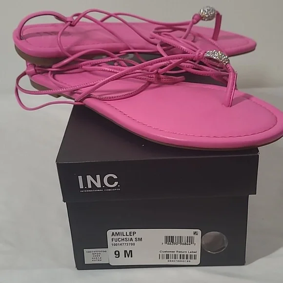 I.N.C Women's Fuchsia Sandal - Picture 4 of 6